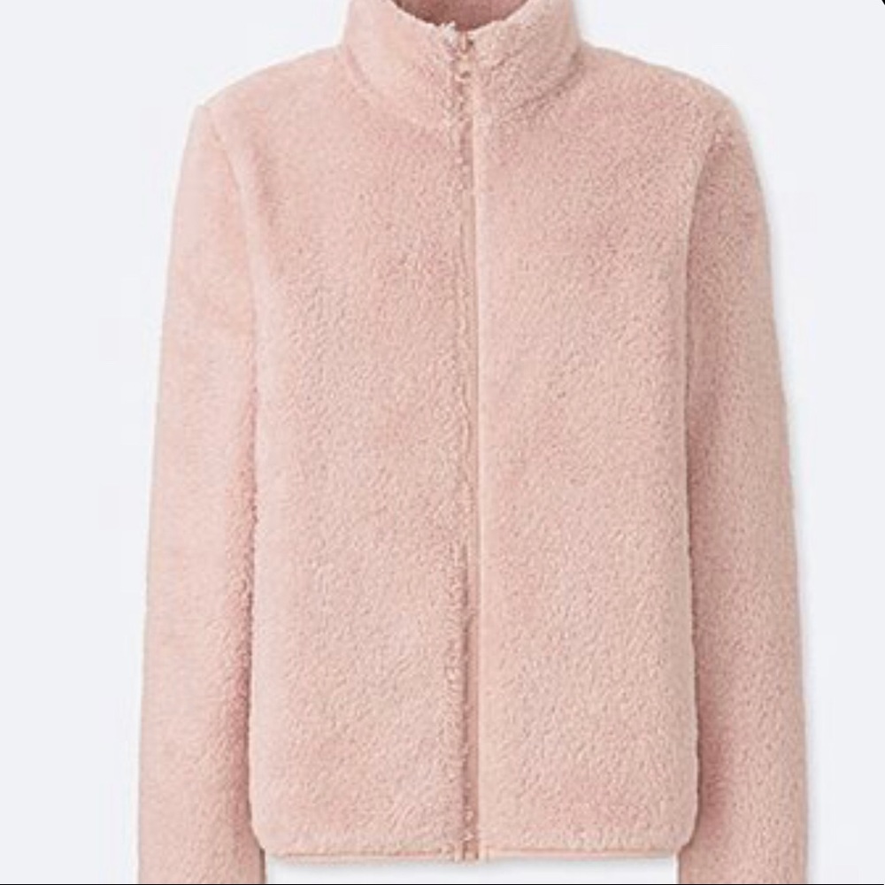 Uniqlo Fluffy Yarn Full Zip Fleece Jacket Size M